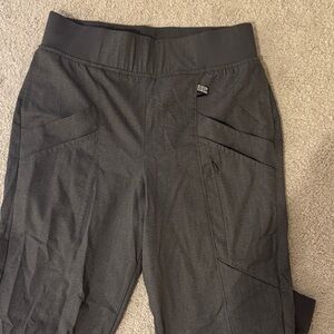 Gray Cargo Scrub Pants